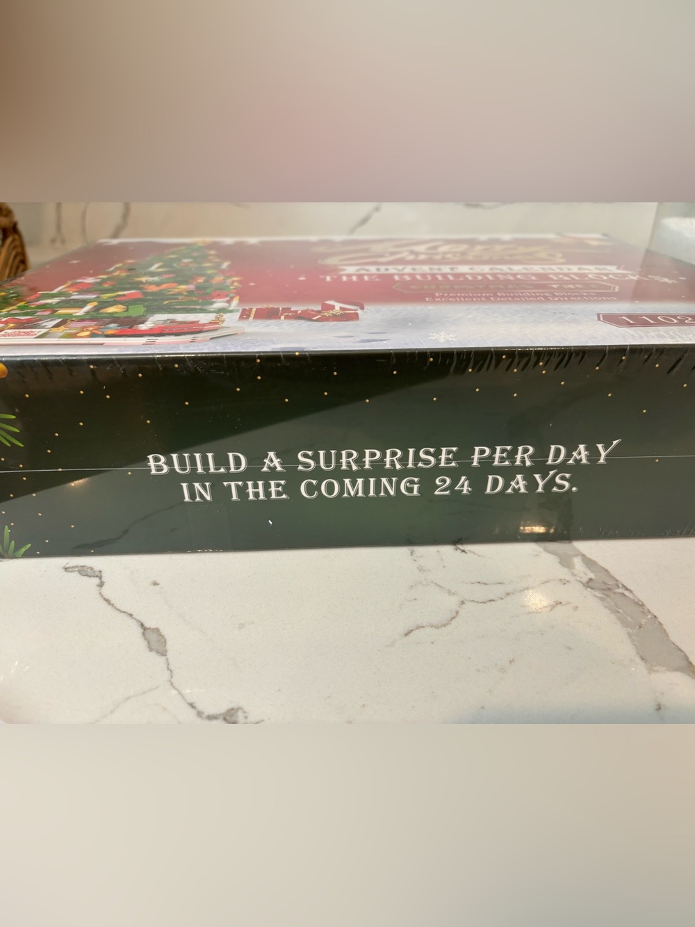 Merry Christmas Advent Calendar SEALED The Building Blocks Christmas Tree Set - Picture 6 of 9